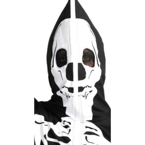 Tipsy Elves Full Body Unisex Skelteon Zip up Costume New in bag Size M - Picture 2 of 12